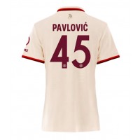 Camiseta Bayern Munich Aleksandar Pavlovic #45 Tercera Equipación Replica 2024-25 para mujer mangas cortas